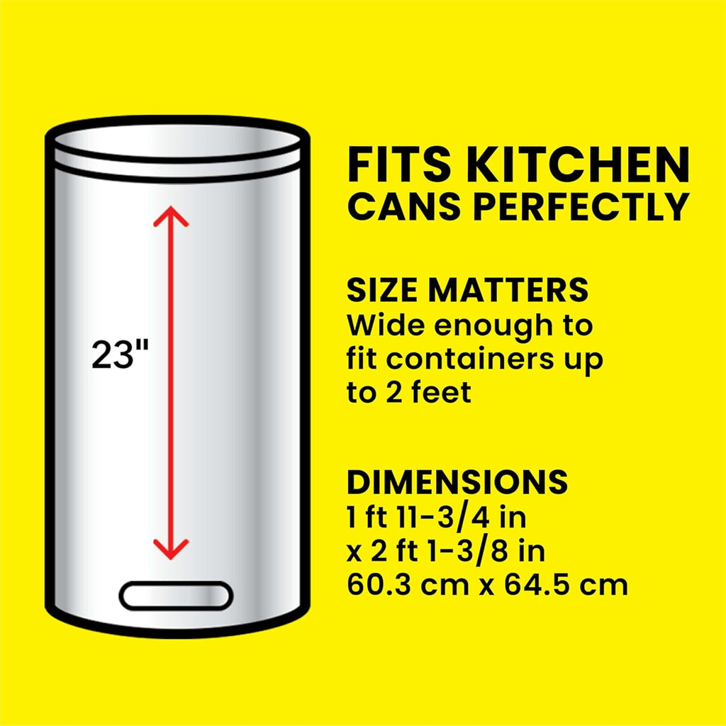 Glad ForceFlex MaxStrength Kitchen Trash Bags, 13 Gal, Fresh Clean Febreze, 34 Ct