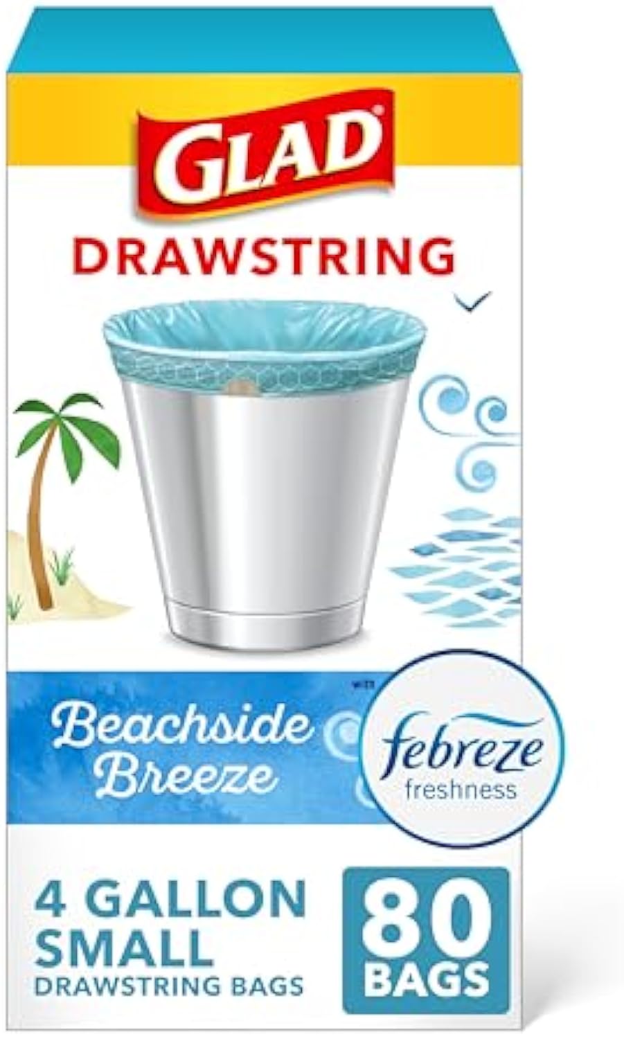ForceFlex MaxStrength Kitchen Trash Bags with Bahama Bliss Scent
