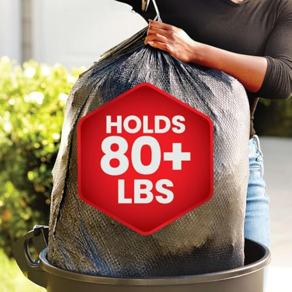 Glad ForceFlex Heavy Duty Trash Bags With Clorox, Mountain Air, 30 Gal, 50 Ct